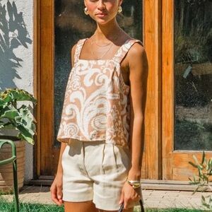 Greylin Lea Swing Tank Chestnut NWT - Small